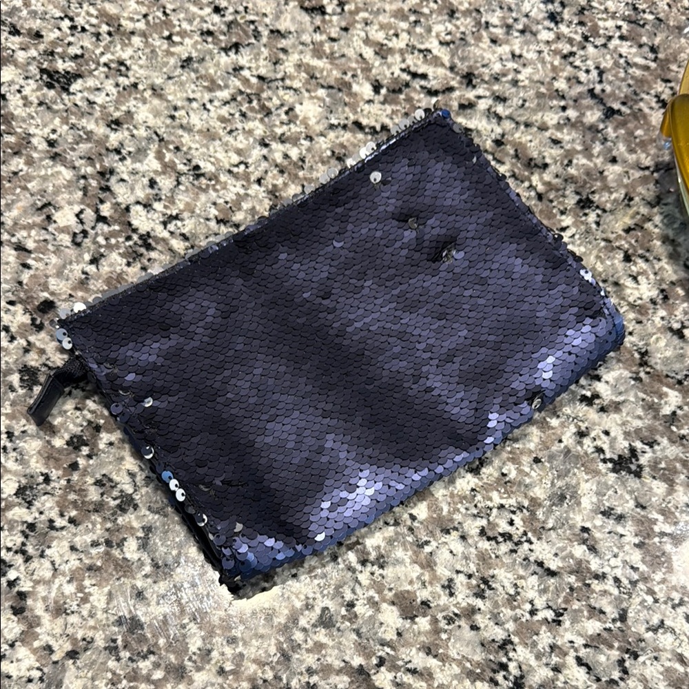 Sequin Makeup Bag - Unused